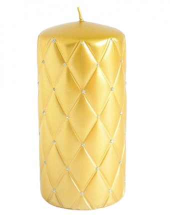 Pl gold Candle florence cylinder Medium