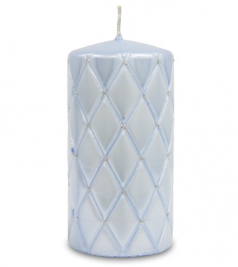 Pl blue Candle florence varnish cylinder Medium