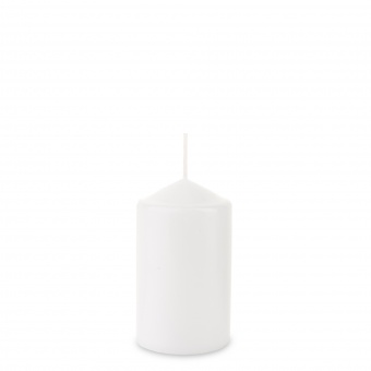 Pl Pillar candle 100/60 white 090 bispol