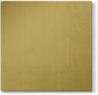 Pl mono gold serviettes