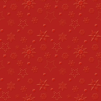 Pl Napkins inspiration winter flakes (red)