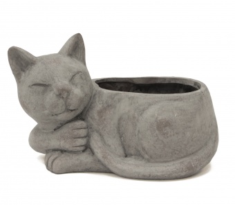 Cat flowerpot