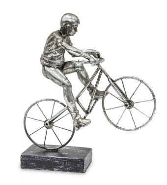 Figurine of a cyclist