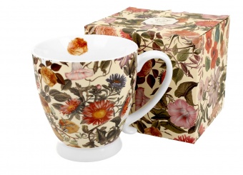Pl mug on the foot of the floral dream