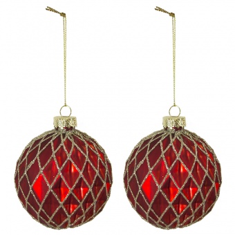 Set of 2-ball bauble