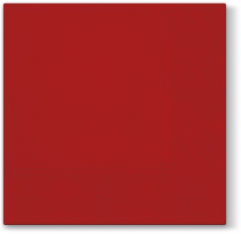 Pl napkins unicolor lunch chili red