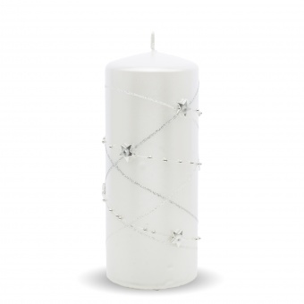 Pl white. Candle garland, the cylinder is big