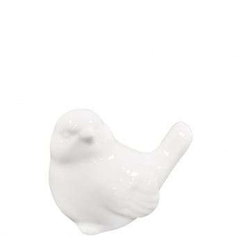 Pl ceramic white bird