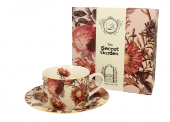 Pl cup and saucer peony