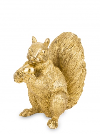 A squirrel figurine