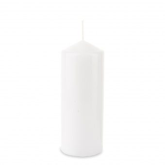 Pl Pillar candle 150/60 white 090 bispol