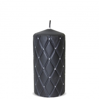Pl black Candle florence mat cylinder Medium
