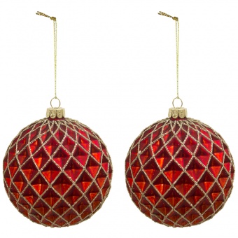 Set of 2-ball bauble