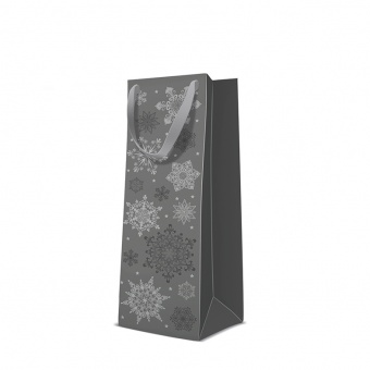 En bag of premium glamor snowflakes bottle