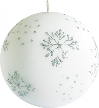 Pl white Candle petal Snow sphere