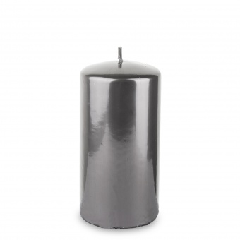 Pl Candle mirror cylinder Medium graphite