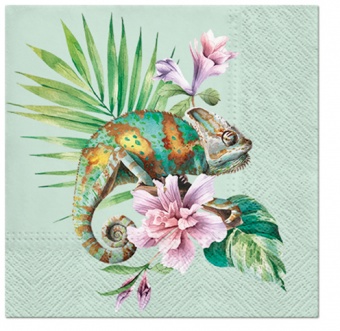 Ex exotic chameleon napkins