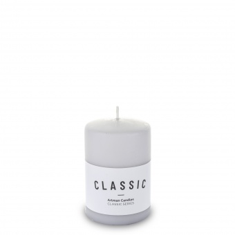 Pl gray candle k classic mat small cylinder fi7