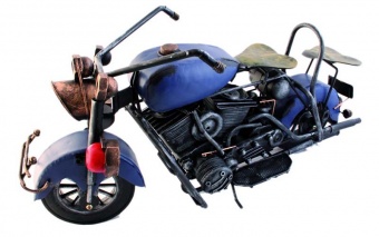 A replica of a motorcycle