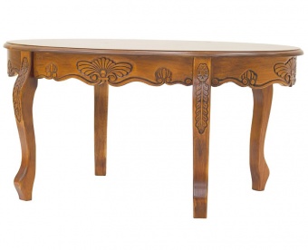 Oval table-oak