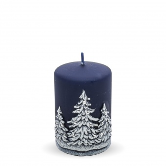 Pl grenade Winter candle trees roller small