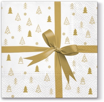 Pl napkins gift (gold)
