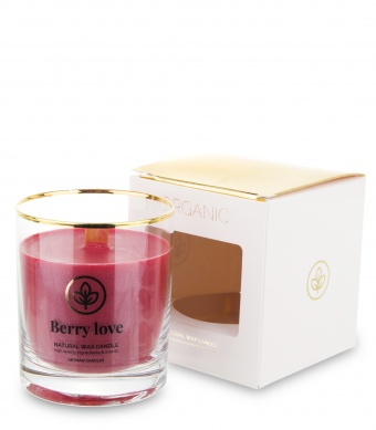 En berry love organic Scented candle