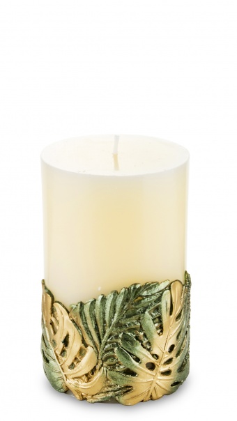 Pl monstera Scented candle medium cylinder