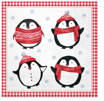 Pl napkins little pinguins