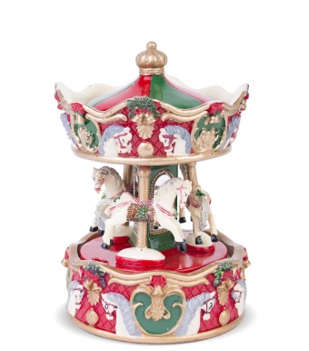 Carousel with music box