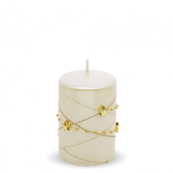 Pl cream Candle garland roller small