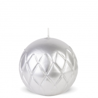 Pl silver candle florence sphere 10