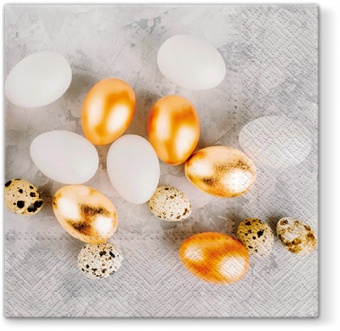 Pl napkins golden eggs