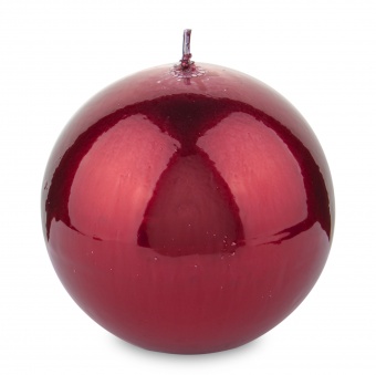 Pl Candle mirror a red sphere