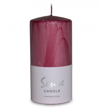 En Candle sense roller Medium burgundy