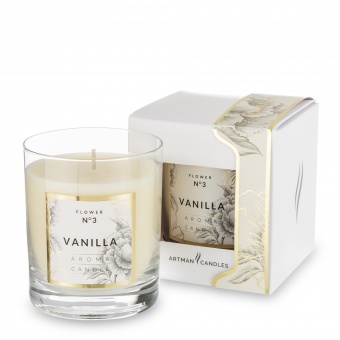 Pl vanilia. A classic candle in glass