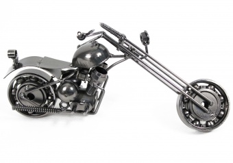 Metal motorcycle en