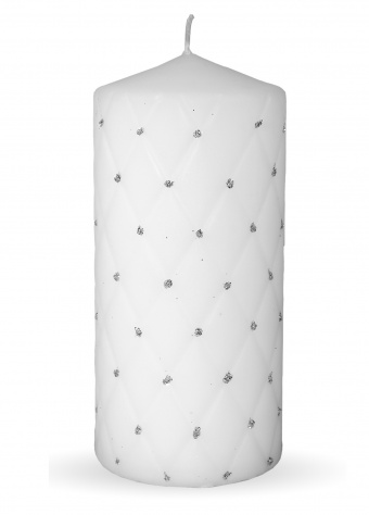 Pl white Candle florencja mat cylinder maxi