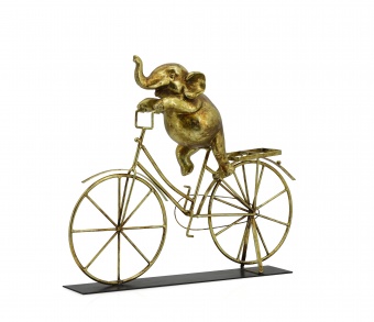 Figurka Słoń Na Rowerze