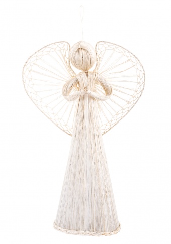 An angel with the abaca fiber