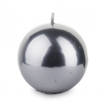 Pl Silver candle mirror ball