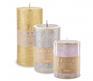 Rustic candles
