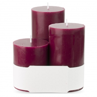 Pl sweet cherry Candle glass classic 3-pack roller