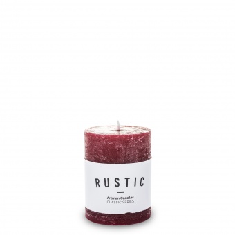 En claret Candle rustic small cylinder fi7