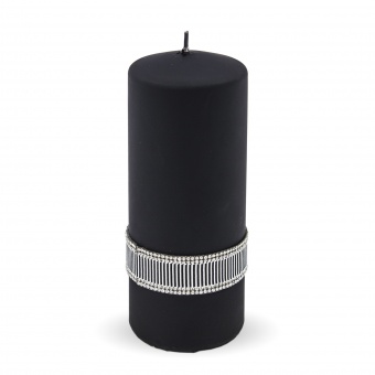 Pl black candle crystal black large roller