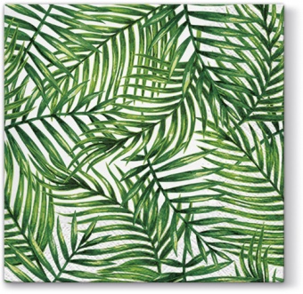 Pl napkins tropical leaves