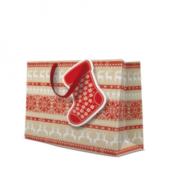En xmas bag stocking horizontal