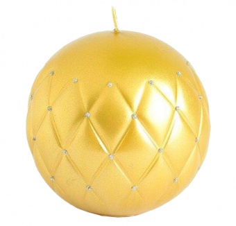 Pl golden candle florence sphere