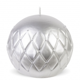 Pl silver candle florence sphere 12