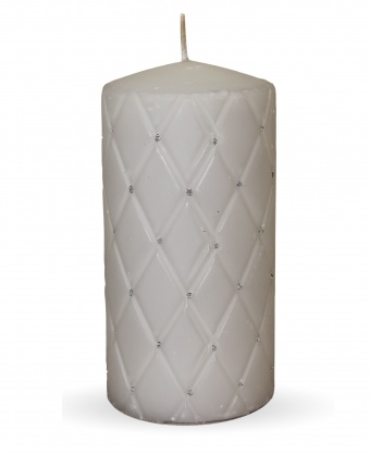 Pl gray Candle florence mat cylinder Medium
